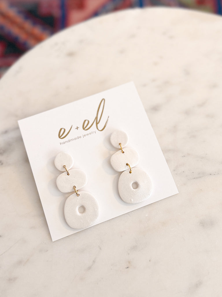 Hattie Earring White