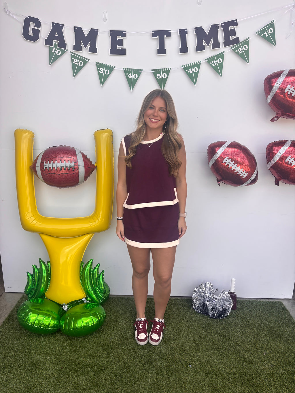 More Cowbell Skort - Burgundy