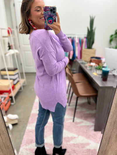 Higher Class Sweater - Lavender