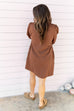 Courtside Cozy Dress - Brown