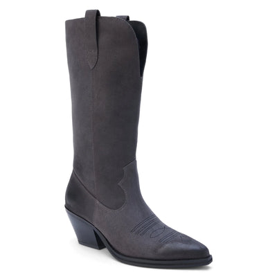 Bodhi Western Boots - Charcoal