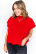Babs Sweater- Red