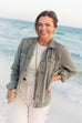 Olive Stone Washed Jacket
