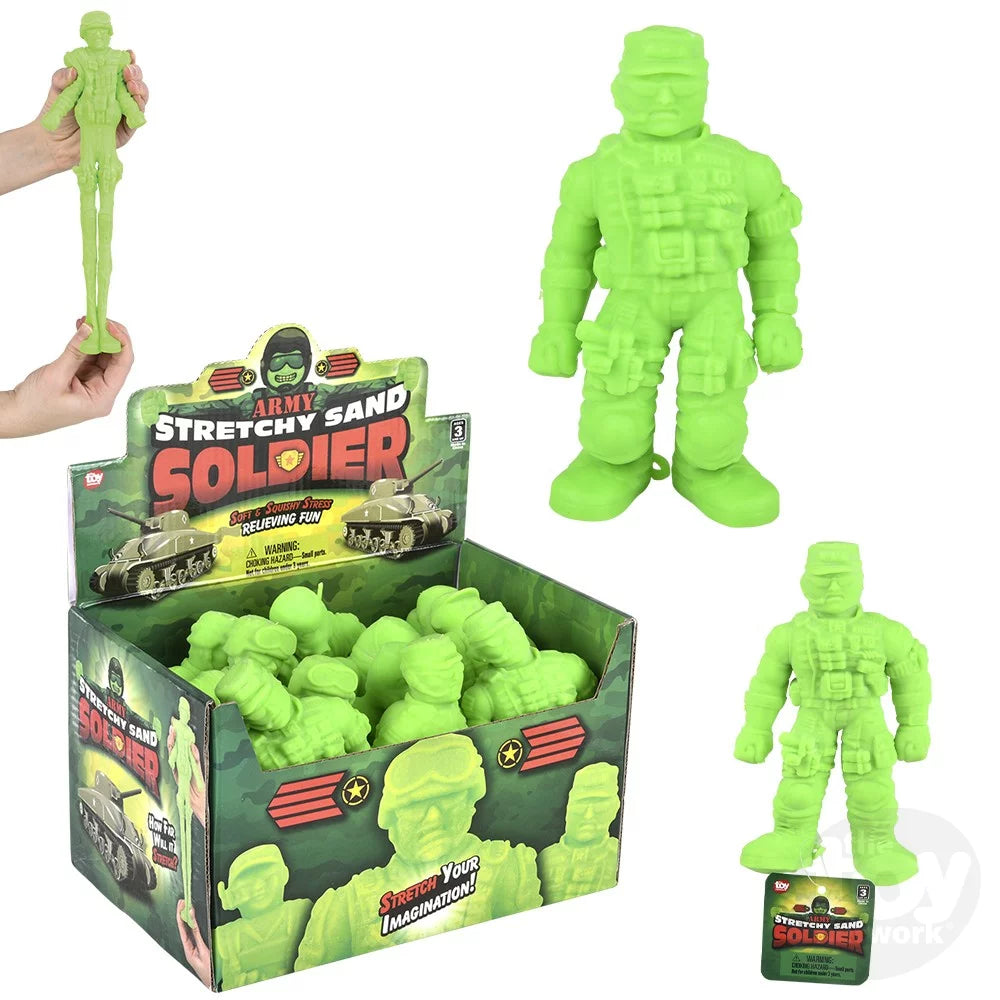Stretchy Sand Soldier Toy