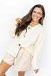 In the knit of time Sweater - Cream