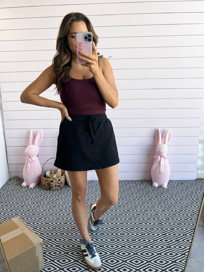 Always Right Skort - Black