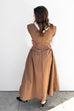 Sweet Silhouette Dress - Brown