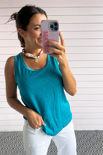 Clear Waters Tank - Turquoise