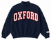 Polka Dot Mockneck sweatshirt - Navy PRE ORDER