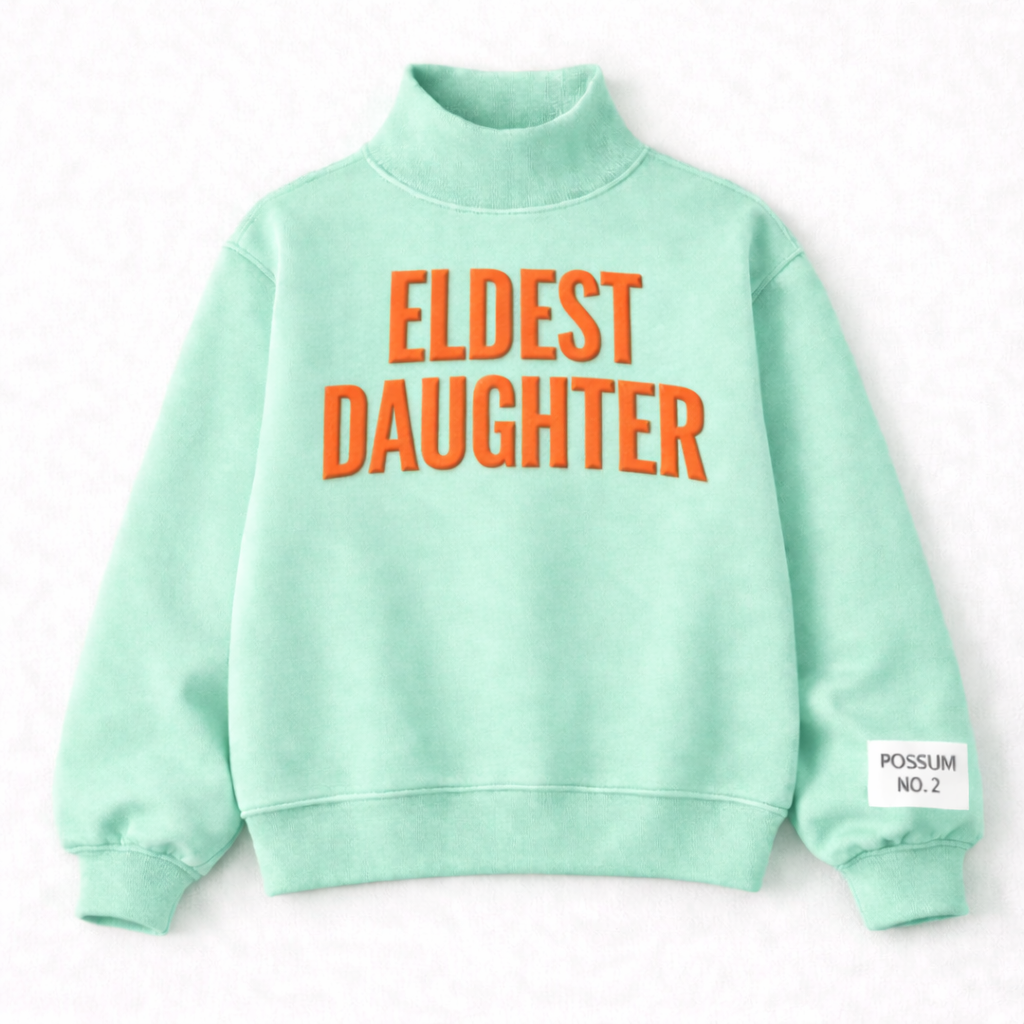 Eldest Daughter Puff Ink Mock Neck -