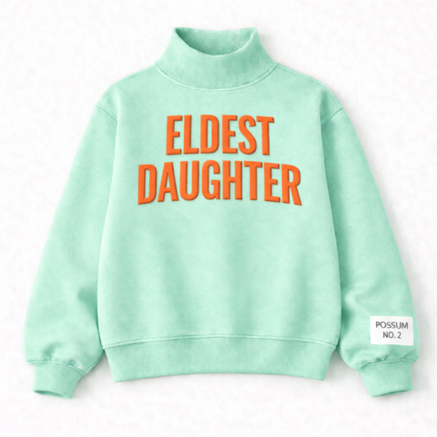 Eldest Daughter Puff Ink Mock Neck -