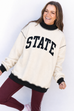 Reversible Mock Neck- Polka Dots / State