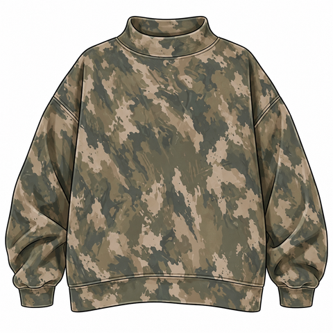 Camo Mockneck