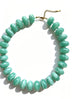 Chunky Boho Necklace- Aqua