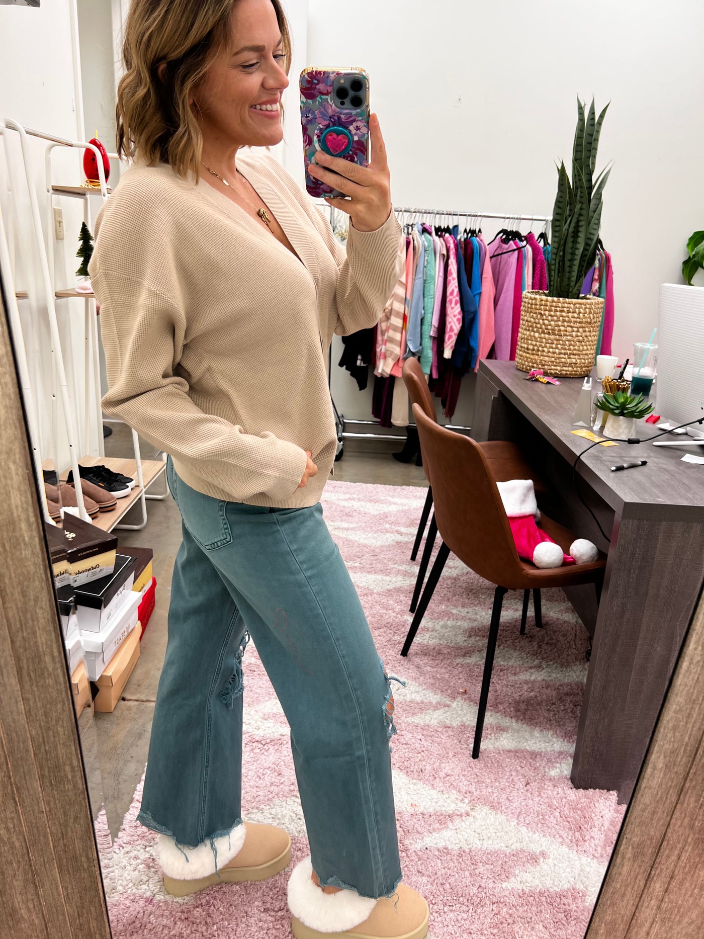All Your Love Cardigan- Light Mocha