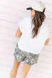Slub Knit Top - White