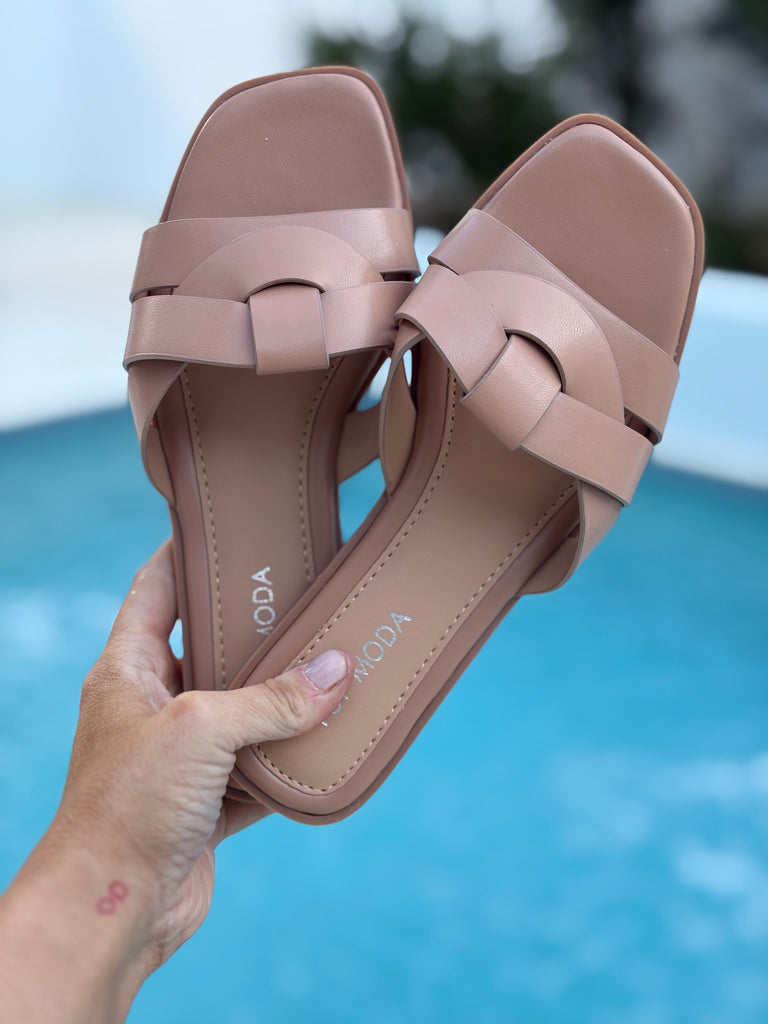 Coastal Club Sandal- Camel