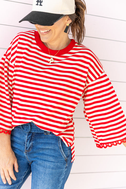 Weekend Whimsy Tee - Red