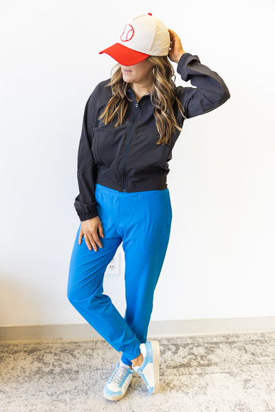 To The Finish Line Joggers - Sonic Blue