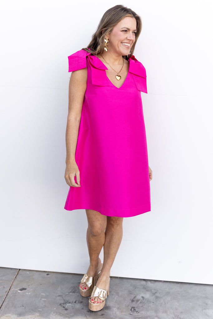 Be That Girl Dress - Fuschia