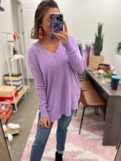 Higher Class Sweater - Lavender