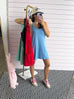 Join Me Dress Romper - Ruby