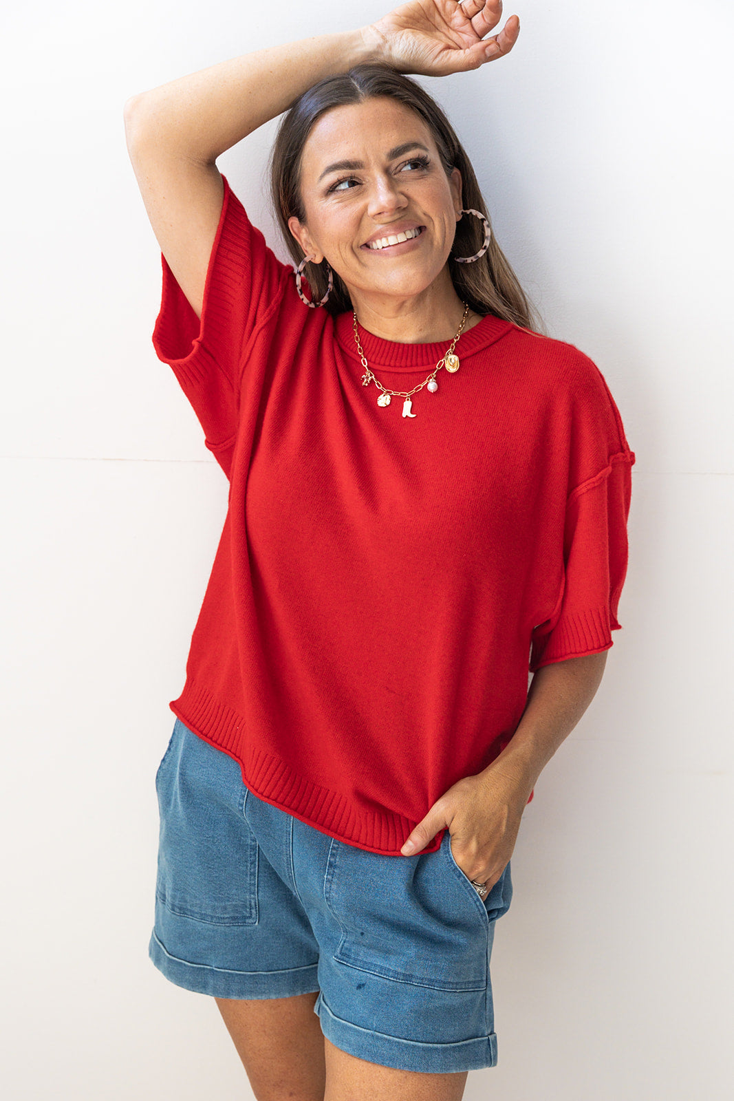 Tay Tay Sweater - Red