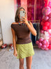 Harvest Hottie Sweater Tank - Brown