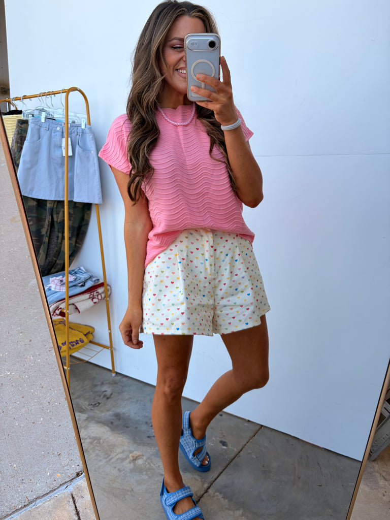 Waves Of Spring - Strawberry Pink