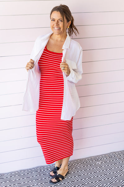 Curve Ball Midi - Red