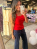 Baylor Blouse - Red