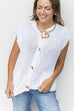 In the knit of time Vest - White