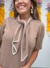Sweet Thing Blouse - Tan