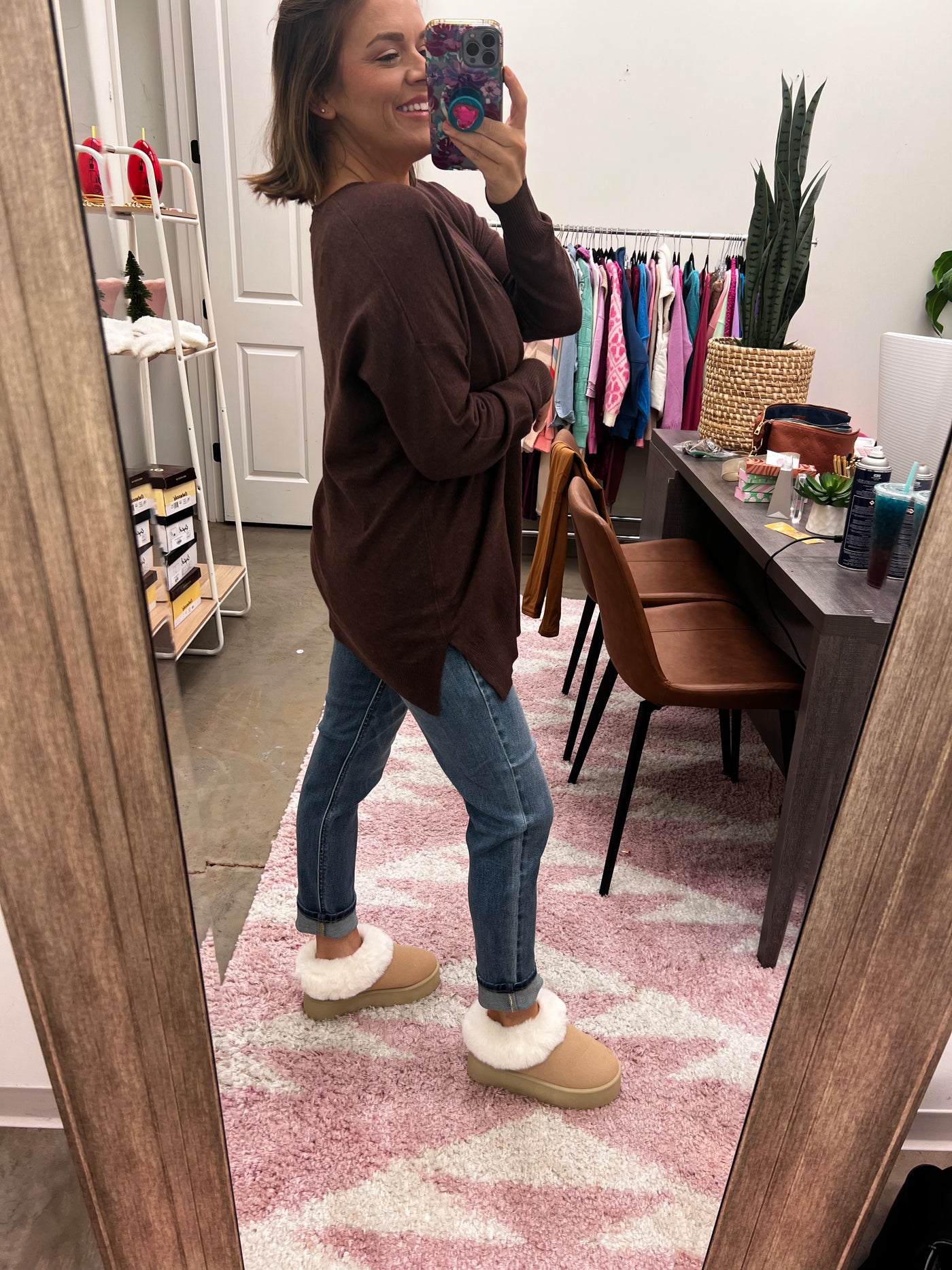 Higher Class Sweater - Mahogany