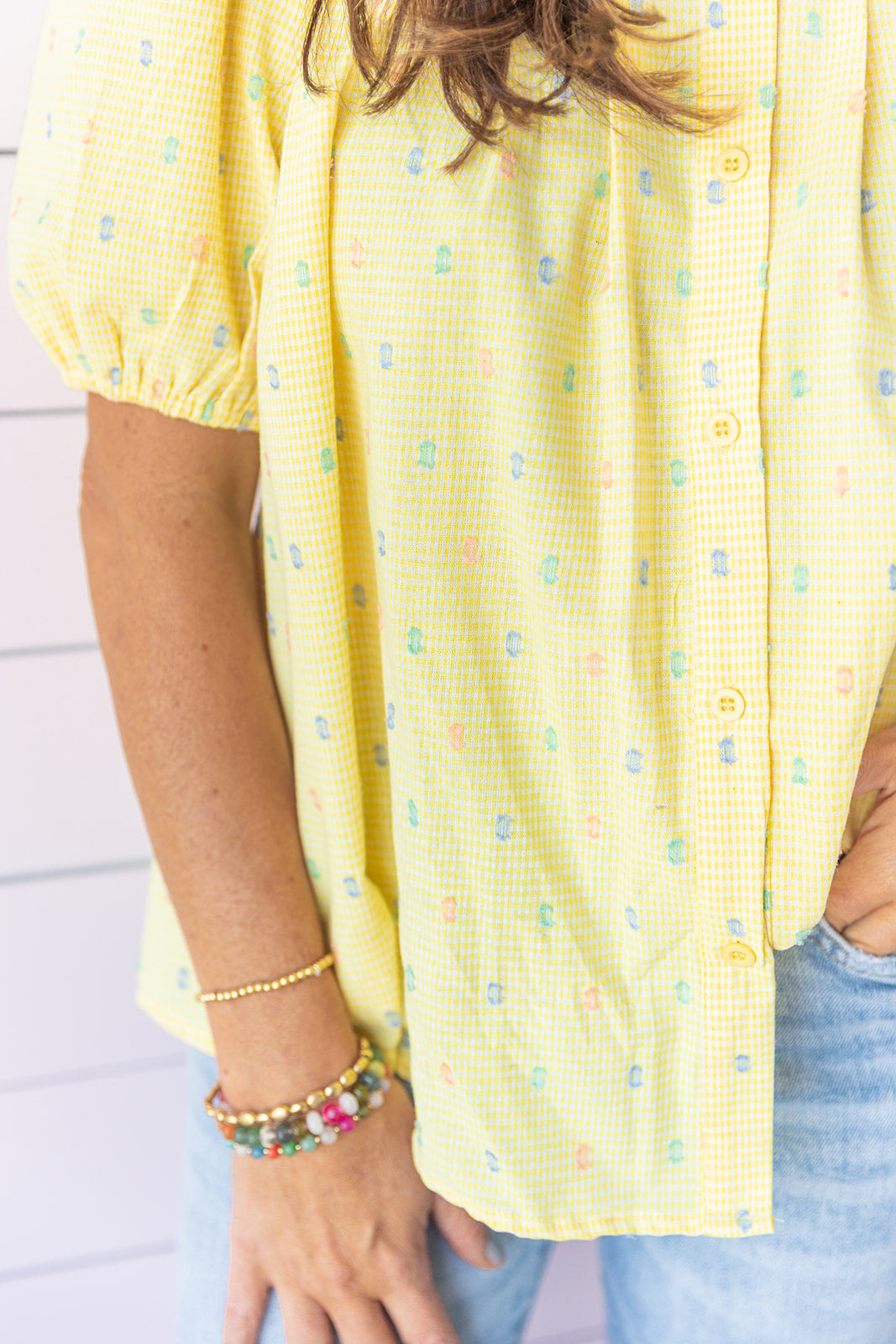 Teeny Tiny Polka Dots Blouse