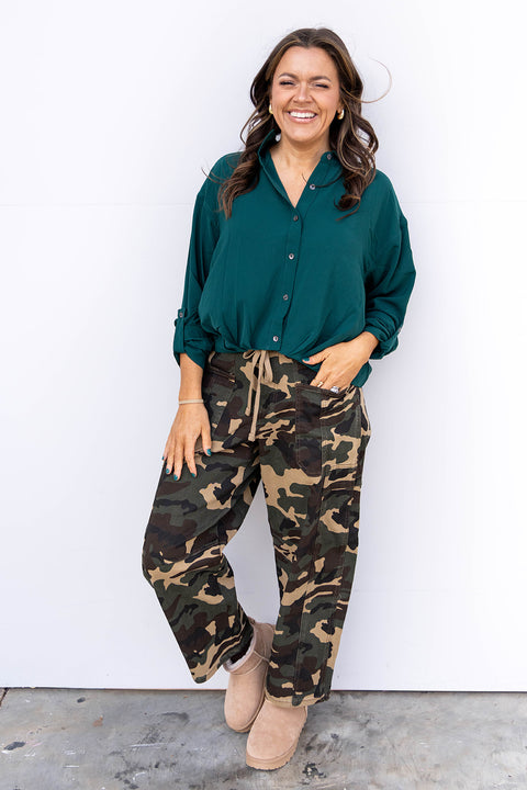 Sea Glass Top - Sea Green