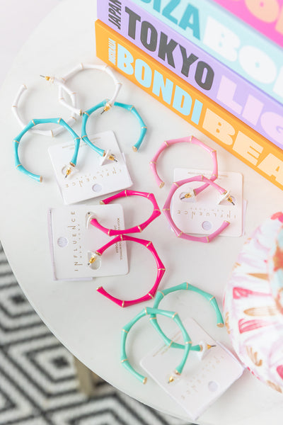 Classic Bamboo Hoops - Mint