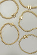 Bubble Initial Beaded bracelet