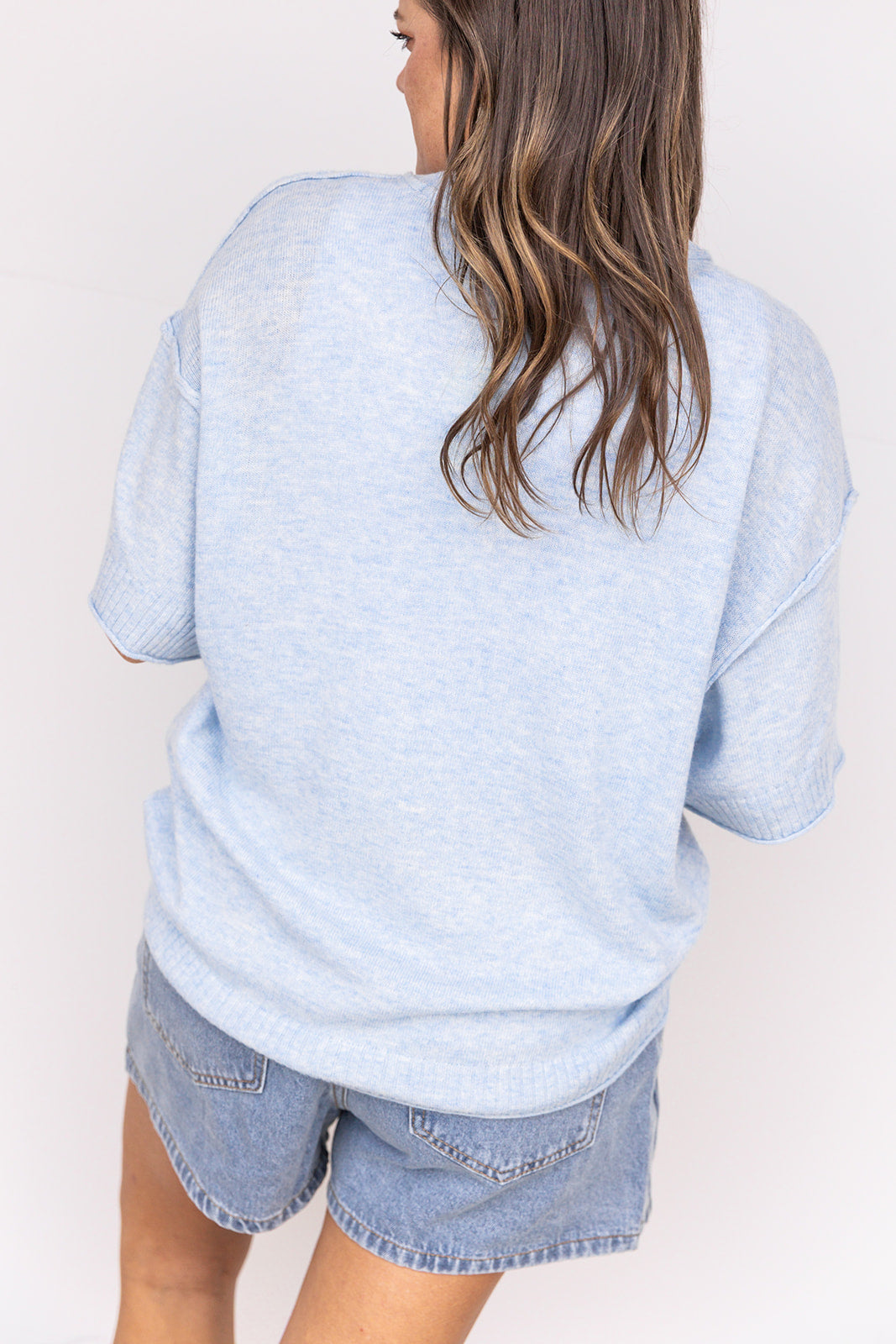 Tay Tay Sweater - Powder Blue