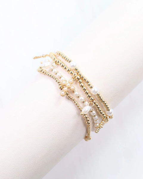 Olympia Pearl Bracelet Set