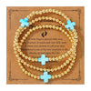Cross Bundle beaded bracelets