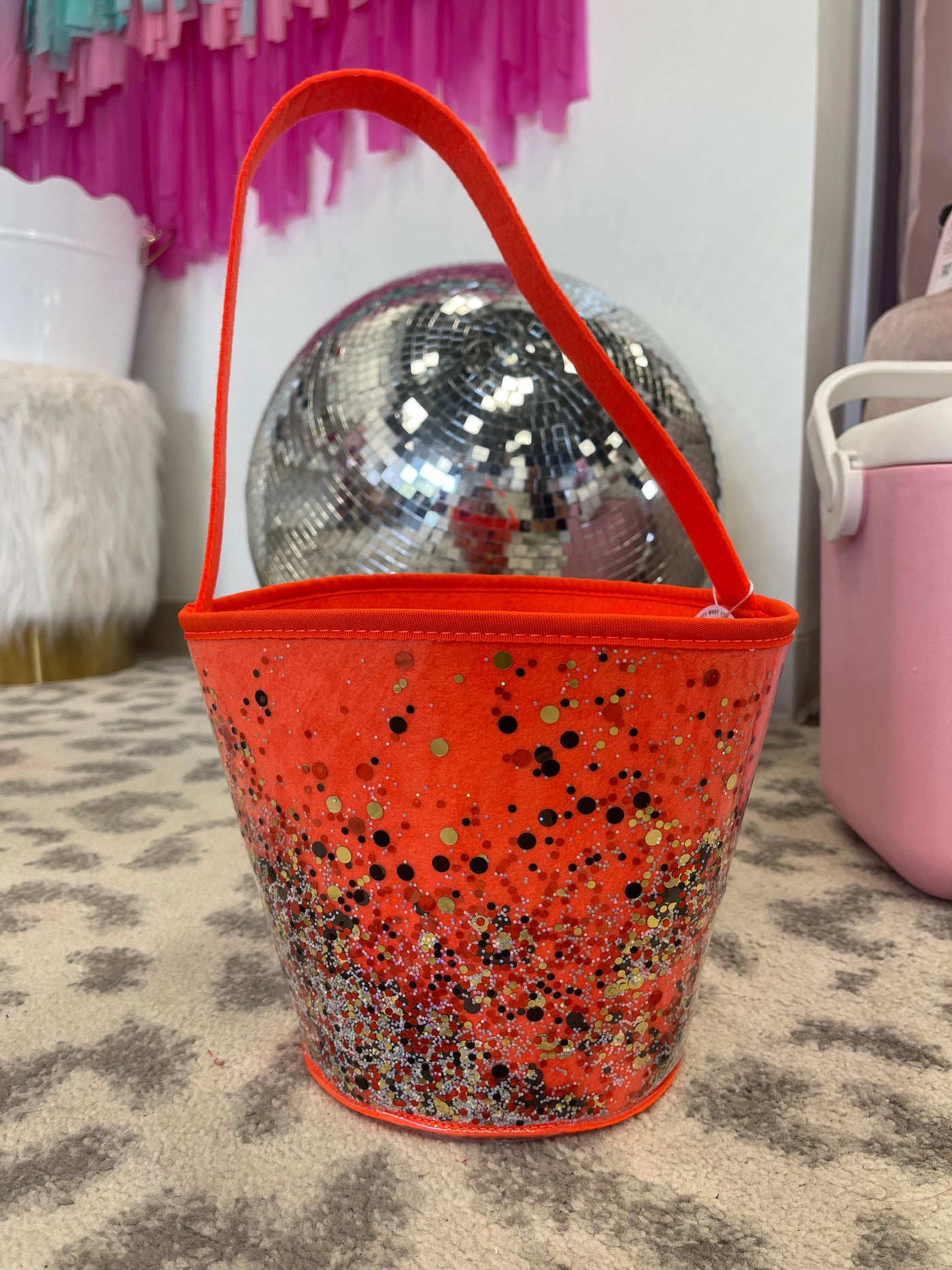 Confetti Trick-Or-Treat Candy Bucket