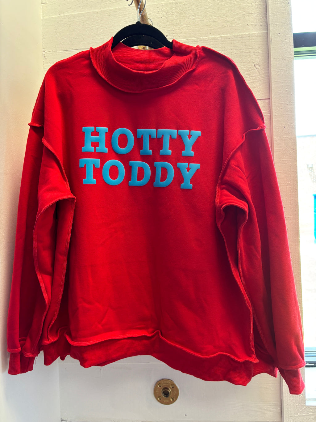 Hotty Toddy Puff Ink Mock Neck