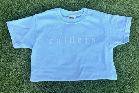 Raiders Comfort Colors Tee Serif Font