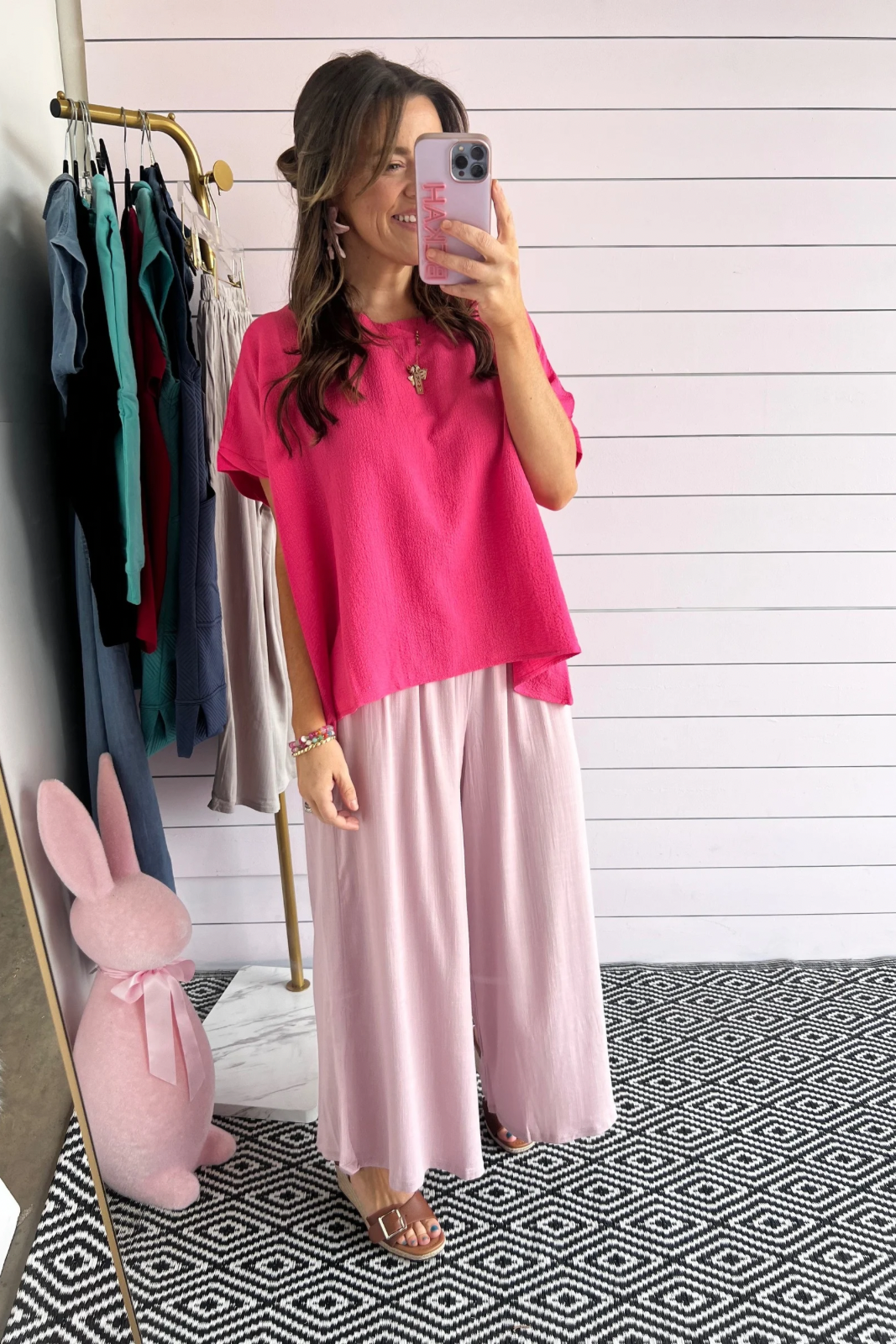 In a Breeze Pants - Light Rose
