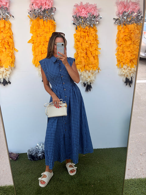 Cowgirls Dont Cry Dress - Navy