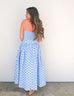 Too Sweet Midi Dress - Blue / Navy