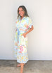 Rearview Town Dress - Ivory Multi