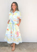 Rearview Town Dress - Ivory Multi
