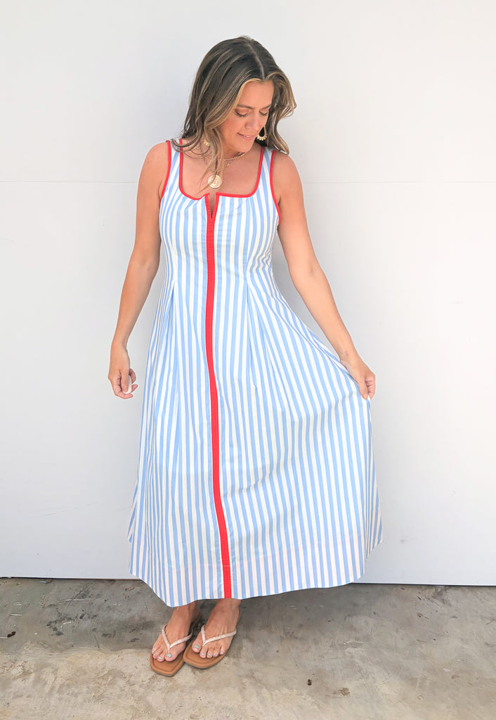 Dreaming Of Summer Dress - LT. Blue